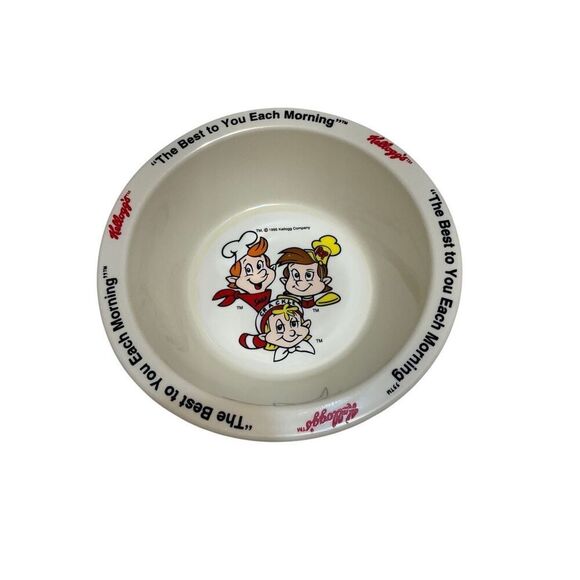Three Piece Set Vintage 1995 Kellog’s Cereal Bowls. Tony the Tiger and Snap, Cra - Picture 5 of 13